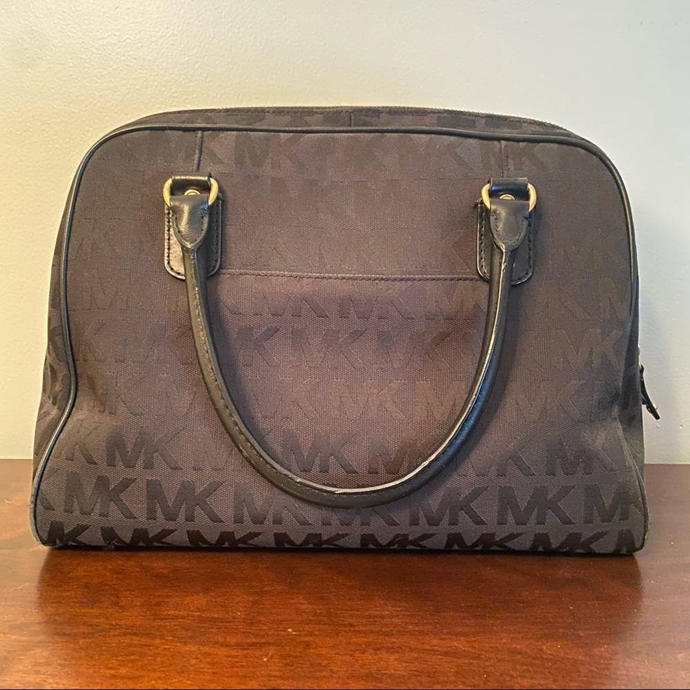 Michael Kors Black Logo Tote Bag with Removable Shoulder Strap